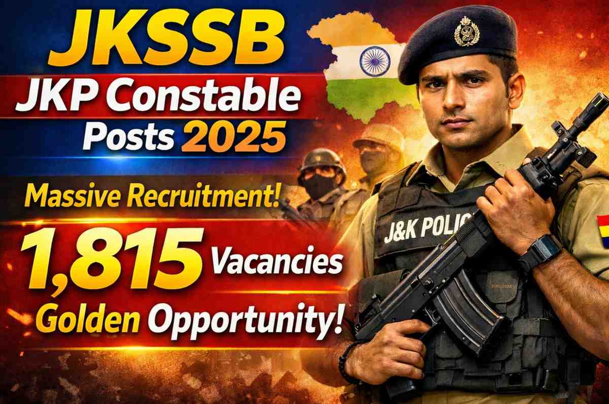 JKSSB JKP Constable Posts Out