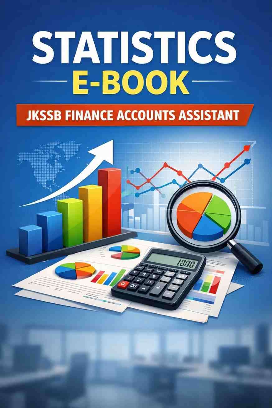 Jkssb finance Accounts Assistant Statistics E-book download free